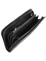 Wallet Leather Etrier Black jungle EJUL91-vue-porte