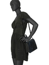 Cross Body Tas Jungle Etrier Blauw jungle EJUP01-vue-porte