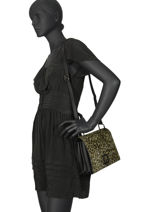 Shoulder Bag Jungle Etrier Green jungle EJUL01-vue-porte