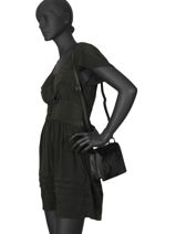 Cross Body Tas Jungle Etrier Zwart jungle EJUL04-vue-porte