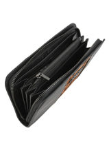 Wallet Leather Etrier Brown jungle EJUL91-vue-porte