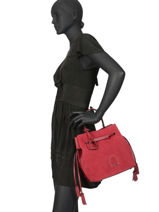 Handtas Jockey Etrier Oranje jockey EJOC06-vue-porte