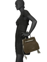 Handtas Jockey Etrier Groen jockey EJOC06-vue-porte