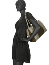 Sac Shopping Jockey Etrier Vert jockey EJOC08-vue-porte