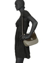 Shoulder Bag Jockey Etrier Green jockey EJOC11-vue-porte