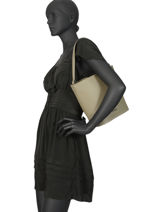 Shoulder Bag Jockey Leather Etrier Green jockey EJOC13-vue-porte