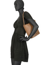 Shoulder Bag Jockey Leather Etrier Brown jockey EJOC13-vue-porte