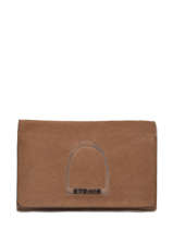 Leather Jockey Wallet Etrier Brown jockey EJOC92