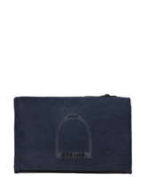 Leather Jockey Wallet Etrier Blue jockey EJOC92