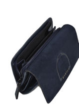 Portemonnee Jockey Leder Etrier Blauw jockey EJOC92-vue-porte