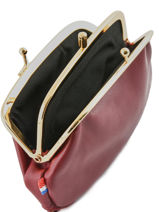 Leather Purse Etrier Red bourse E3691-vue-porte