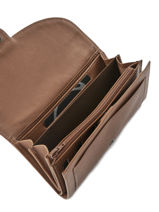 Purse Leather Etrier Brown blanco 600700-vue-porte