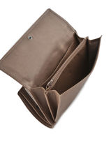 Continental Wallet Leather Etrier Brown blanco 600903-vue-porte