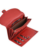 Purse Leather Etrier Orange blanco 600700-vue-porte