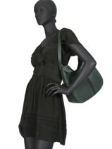 Shoulder Bag Natte Etrier Green natte ENTT06-vue-porte