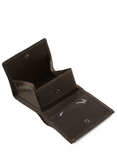 Portemonnee Leder Etrier Bruin oil 790097 ander zicht 3