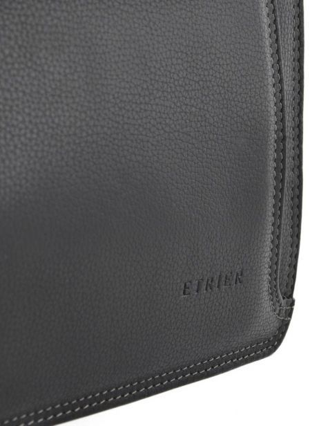 Serviette 2 Compartiments Etrier Noir flandres 22148 vue secondaire 1