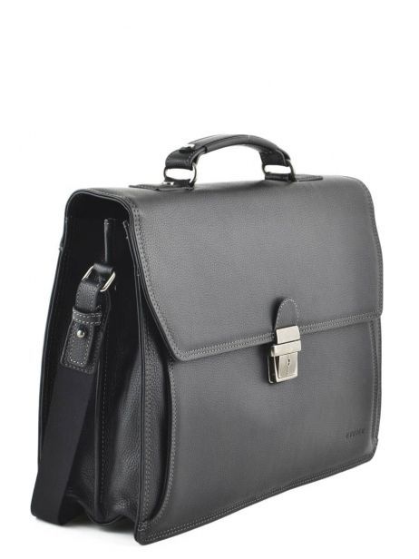 Serviette 2 Compartiments Etrier Noir flandres 22148 vue secondaire 3