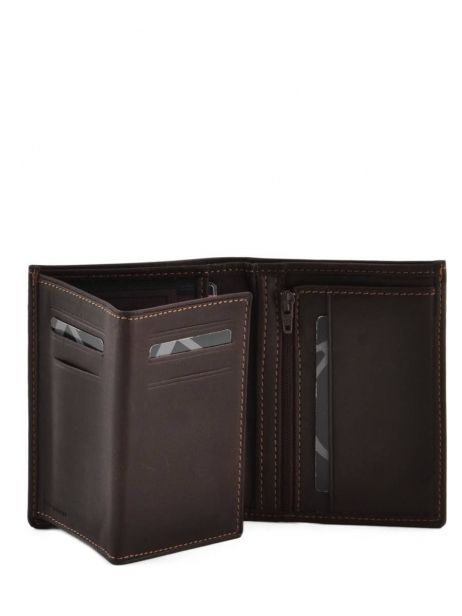 Wallet Leather Etrier Brown oil 790241 other view 3