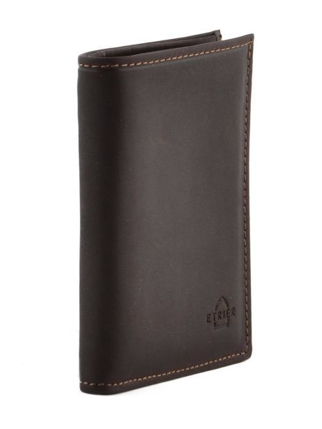 Wallet Leather Etrier Brown oil 790241 other view 1