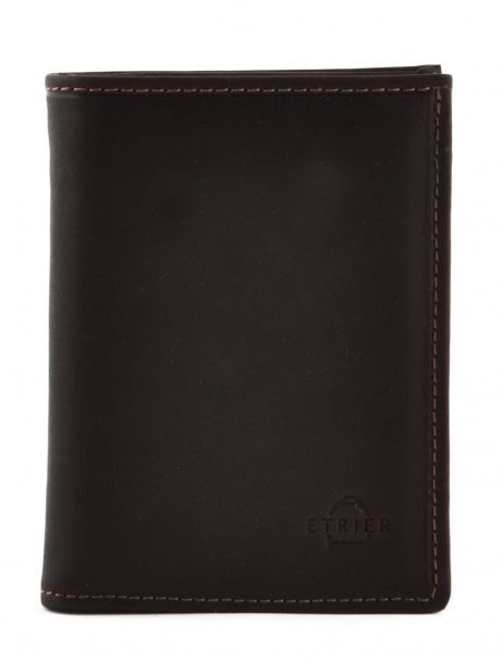 Wallet Leather Etrier Brown oil 790241