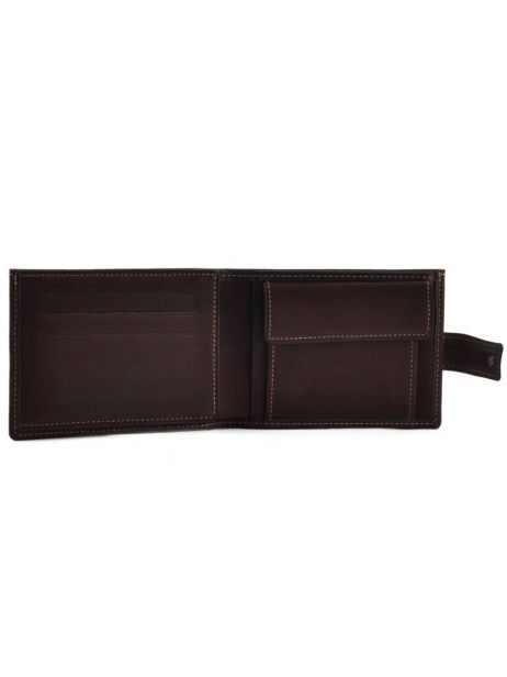 Wallet Leather Etrier Brown oil 790120 other view 3