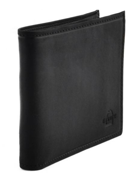 Wallet Leather Etrier Black oil 790121 other view 1