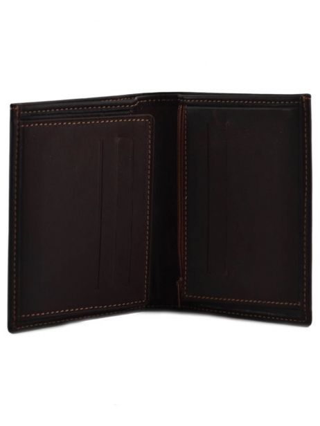 Wallet Leather Etrier Brown oil 790624 other view 3