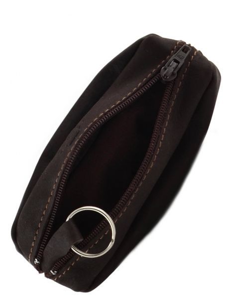 Purse Leather Etrier Brown oil 790041 other view 3