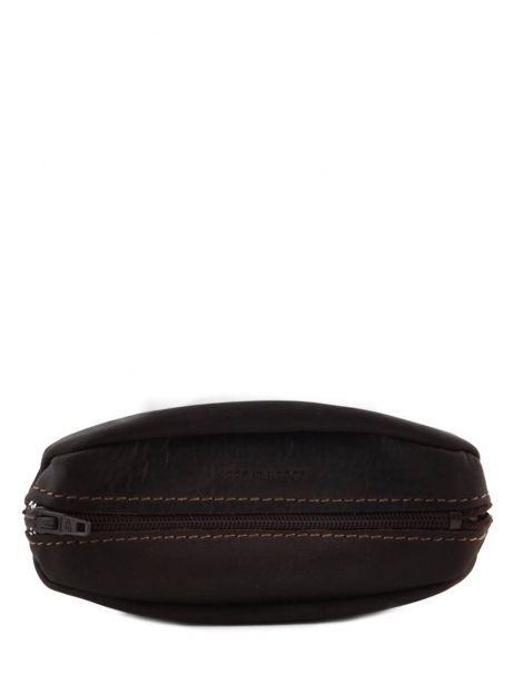 Purse Leather Etrier Brown oil 790041 other view 2