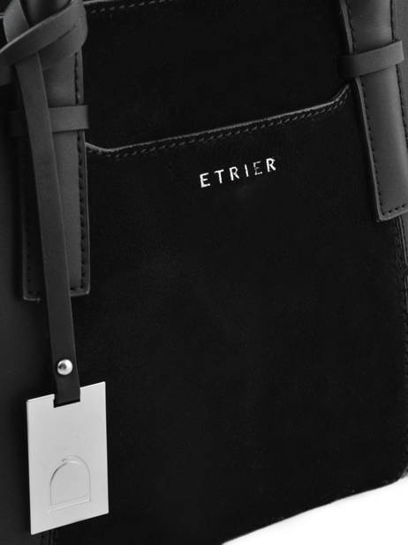 Sac Trapèze Caleche Cuir Etrier Noir caleche ECAL002B vue secondaire 1