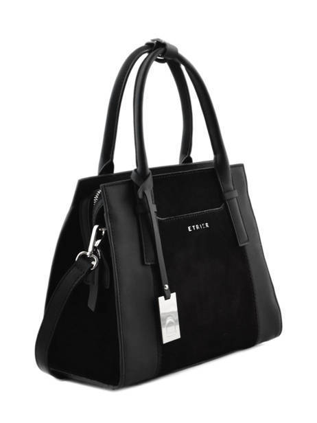 Sac Trapèze Caleche Cuir Etrier Noir caleche ECAL002B vue secondaire 3