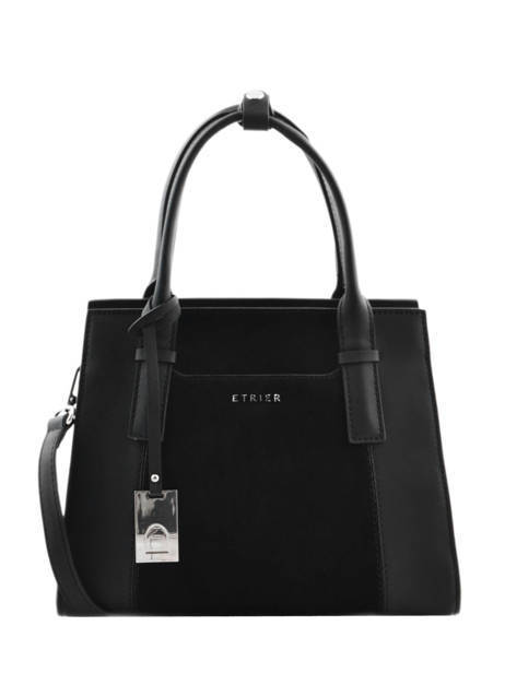 Sac Trapèze Caleche Cuir Etrier Noir caleche ECAL002B