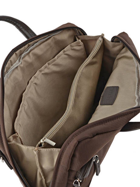 Porte-documents 2 Compartiments + Pc 15'' Etrier Marron ultra light LN11064 vue secondaire 4