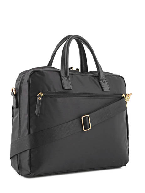 Briefcase 2 Compartments + 15'' Pc Etrier Black plum PL11064 other view 3