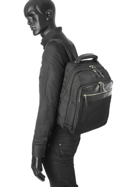 Sac à Dos Business 2 Compartiments + Pc 15'' Etrier Noir ultra light LN117481 vue secondaire 2