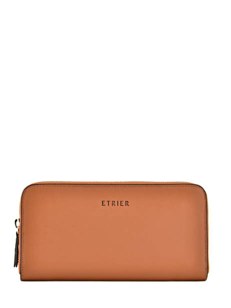 Portefeuille Cuir Etrier Marron kyo EKY901