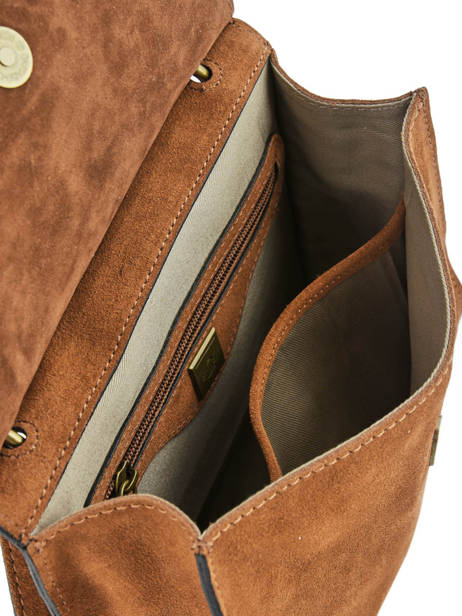 Sac Bandoulière Etrier Marron cheyenne ECHE01 vue secondaire 5