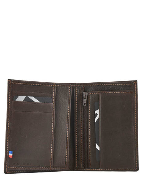 Wallet Leather Etrier Brown oil 790149 other view 3