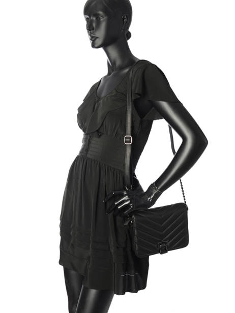 Sac Bandoulière Attelage Cuir Etrier Noir attelage EATT03 vue secondaire 2