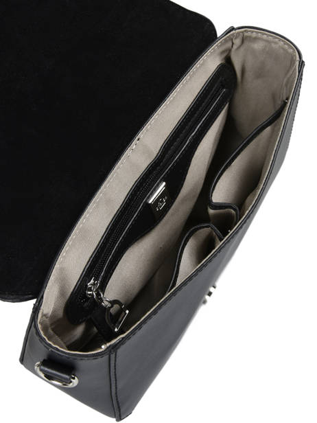 Sac Bandoulière Caleche Cuir Etrier Noir caleche ECAL013B vue secondaire 4