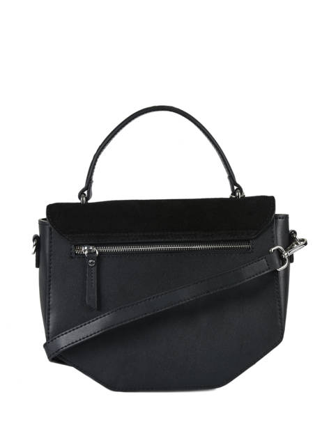Sac Bandoulière Caleche Cuir Etrier Noir caleche ECAL013B vue secondaire 3