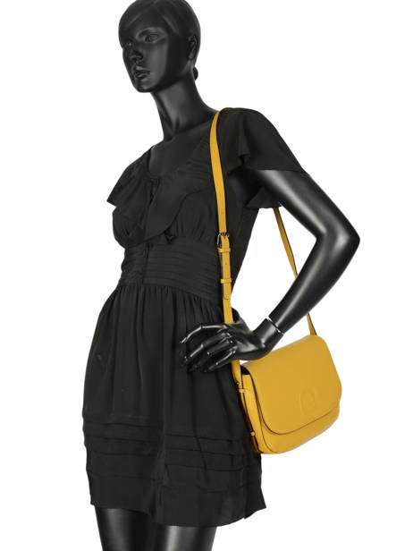Sac Bandoulière Balade Cuir Etrier Jaune balade EBAL04 vue secondaire 3