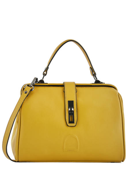 Sac Porté Main M Balade Cuir Etrier Jaune balade EBAL09