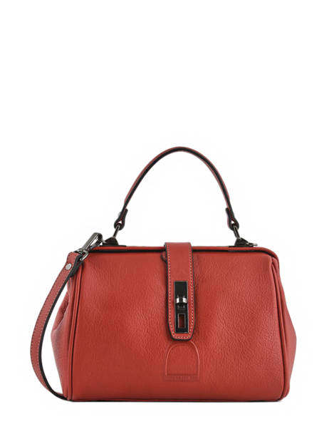 Sac Porté Main S Balade Cuir Etrier Rouge balade EBAL10