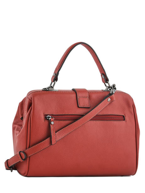Sac Porté Main S Balade Cuir Etrier Rouge balade EBAL10 vue secondaire 4