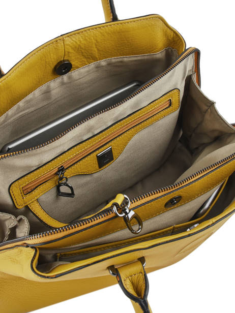 Handtas Balade Leder Etrier Geel balade EBAL06 ander zicht 4