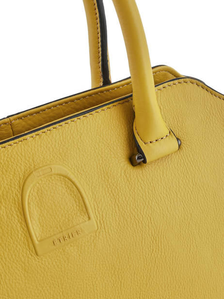 Handtas Balade Leder Etrier Geel balade EBAL06 ander zicht 1