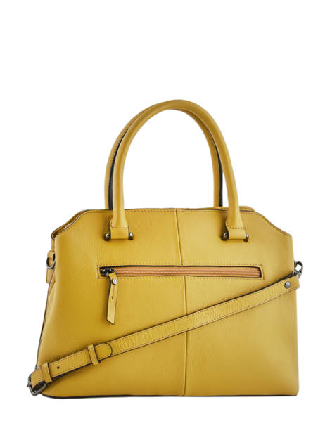 Handtas Balade Leder Etrier Geel balade EBAL06 ander zicht 3