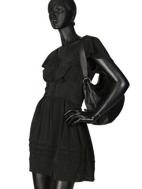 Sac Besace  Balade Cuir Etrier Noir balade EBAL07 vue secondaire 3